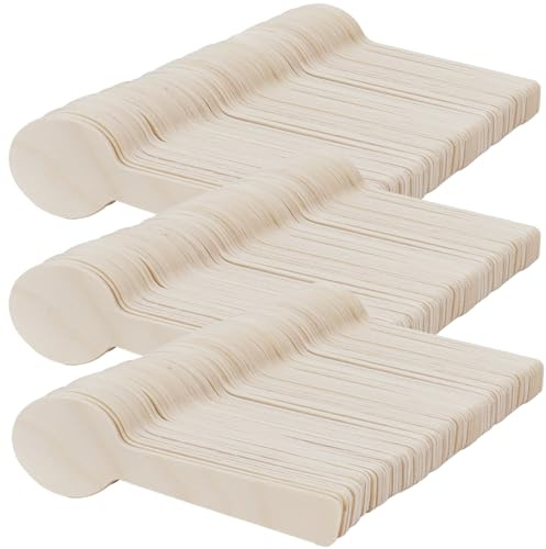 1000 Pcs Wooden Ice Cream Spoons Bulk, Disposable Mini Ice Cream Tasting Spoons Small Dessert Spoon for Yogurt, Ice Cream, Dessert, Sampling, 10 cm