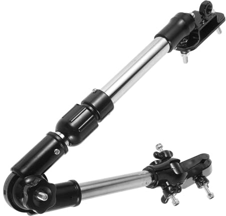 HOMOBABE Verstellbarer Schirmhalter Für Kinderwagen Und Elektrofahrräder Klappbarer Regenschirmhalter Mit Stabiler Rohrbefestigung Geeignet Für Outdoor Aktivitäten