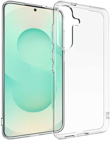 Wigento Für Samsung Galaxy S25 FE TPU Silikon Schutz Handy Hülle Dünn Flexibel Transparent