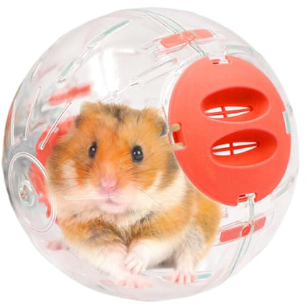 pour Hamsters,Jouet Silencieux Transparent pour Rongeurs | Fournitures pour Petits Animaux pour Jeu Intérieur Et Extérieur pour Chinchilla Cochon d'Inde Furet Gerbille Et Activité