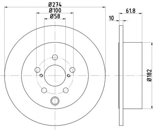 Textar 92262003 Bremsscheibe (2 Stk, Paar)