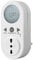 Electraline 58106 Timer Programmatore Digitale Giornaliero con Intervallo Programmazione, Bianco, Presa 10/16A