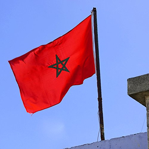 runfon Bandera Marruecos bandera 150 x 90 cm