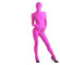 Matissa Costume complet pour homme et femme adulte en élasthanne, effet seconde peau de la tête aux pieds (rose, taille XXL)