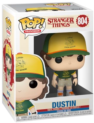 Funko Pop! Vinyl: Television: Stranger Things: Dustin Henderson - (at Camp) - sans-Dents- Figurine en Vinyle à Collectionner - Idée de Cadeau - Produits Officiels - TV Fans