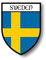 Akachafactory Aufkleber Sticker autoaufkleber Wappen Schild Flagge flaggen Fahne schweden