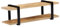 vidaXL Meuble TV Armoire Basse Multimédia Etagère Support pour TV Armoire Stéréo Salon Salle de Séjour Intérieur Bois de Manguier Massif