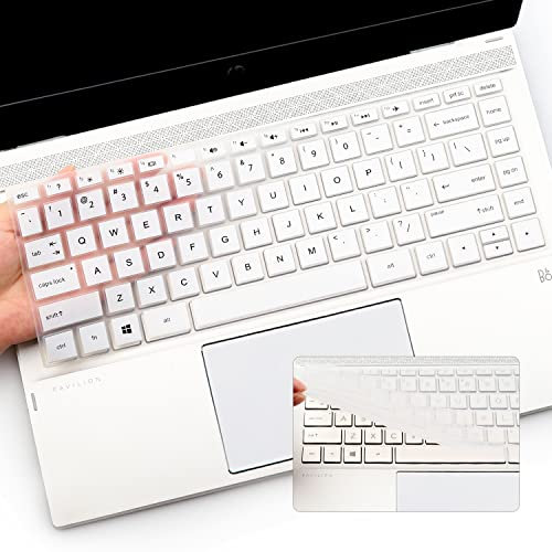 2PCS Keyboard Cover for HP 14 Laptop, HP Pavilion x360 14 14M-BA 14M-BF 14M-CD 14M-DH, HP Pavilion x360 14-BF/BW/cm/CF/CE/DQ/DK/DH/FQ Series Keyboard Skin