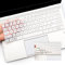 2PCS Keyboard Cover for HP 14 Laptop, HP Pavilion x360 14 14M-BA 14M-BF 14M-CD 14M-DH, HP Pavilion x360 14-BF/BW/cm/CF/CE/DQ/DK/DH/FQ Series Keyboard Skin