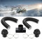 Parkheizung Set 75mm Auto Heizung Rohr Kanal, T-Rohr-Set Heizrohr Autoluftheizer Zubehör, Warmluftauslass Entlüftungsschlauch Clips Set für Standheizung Webasto Eberspacher