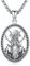 Eusense Hecate Halskette Dreifach Mond Göttin Anhänger 925 Silber Hekate Schmuck Amulett Wiccan Pagan Zauberei Talisman Schmuck für Damen Mädchen