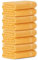 Luckytowel Handtücher Set 50x100 cm groß aus 100% Baumwolle, Handtuch Set mit 600g/m² Oeko-Tex Frottee Handtuchset als 8er Pack in Gelb