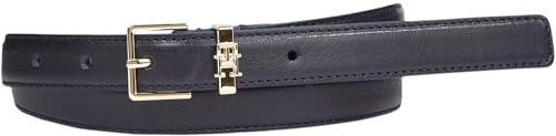 Tommy Hilfiger TH SQUARE HIGH WAIST 2.0 Gürtel Damen, Blau (Space Blue), 95