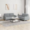 SECOLI Sofa Set 3 2 Wohnzimmer Sofa 3 sitzer und 2 sitzer Sofa garnituren 3-2 Couch Stoff Sofa Sofa 2er Couch 2 sitzer 2er Couch-Hellgrau-2-2-sitzer+2-sitzer