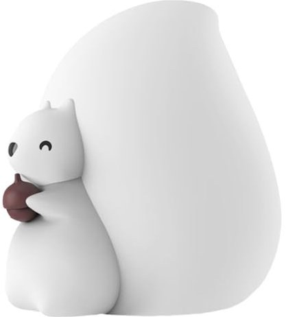 Homoyoyo 1 Stück Eichhörnchen Nachtlicht Pat Nachtlampe Silikon Kinderzimmer Lampe Silikon Getupfte Lampe Kinderzimmer Nachtlicht USB Lade Nachtlampe Cartoon Nachtlampe Schlafzimmer USB