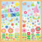 Fensterbilder Frühling Kinder, 9 Blätter Fensterbilder Frühling Selbstklebend Blumen Schmetterling, Fenstersticker Kinder, Fensteraufkleber Frühling Fensterdeko Kinderzimmer
