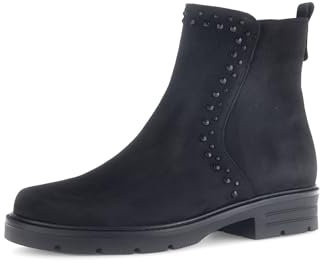 Gabor Damen Klassische Stiefeletten, Frauen Stiefeletten,Stiefel,Bootee,Booties,halbstiefel,Kurzstiefel,schwarz(schw. matt,37 EU / 4 UK