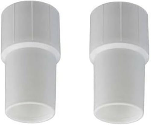 Daaxing Conector de manguera de piscina, manguitos de manguera de vacío de piscina, manguito de extremo de manguera de piscina de 38 mm de diámetro (2 unidades)