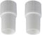 Daaxing Conector de manguera de piscina, manguitos de manguera de vacío de piscina, manguito de extremo de manguera de piscina de 38 mm de diámetro (2 unidades)