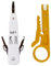2 Pack Punch Down Tool Ethernet Krone Tool Mini Wire Stripper for Socket Ethernet Wall Socket Network & Telephone Cable