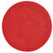 GREATOYAR Alfombra de Baño, Alfombrilla Antideslizante, Alfombrilla de Baño Absorbente, Chenilla, Lavable, Alfombra Ducha Baño Cocina Dormitorio Salon, Redondo, 60cm, Rojo