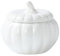 DSDGVDFBV Blanca, Tazón De Sopa Sopera con Tapa, Tazón De Cerámica Multiusos En Forma De Calabaza Tazón De Postre Tazón De Calabaza Linda Taza De Calabaza De Cerámica para Restaurante De Cocina