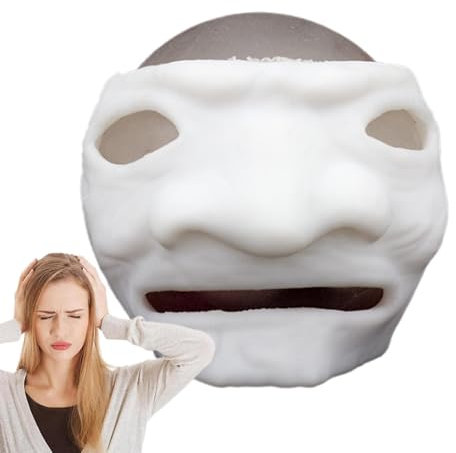Totenkopf-Stressball, Totenkopf-Quetschspielzeug | Halloween Stressbälle mit Blut und Maden | Knetspielzeug, sensorisches Spielzeug, Spielzeug zum Stressabbau für Erwachsene
