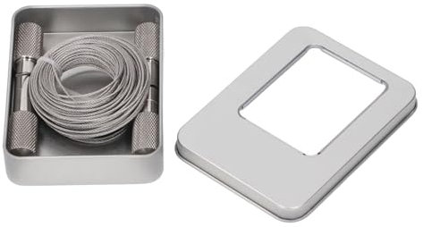 Sierra de Cable para Tubos Alambre, Acero Inoxidable Cuerda Portátil Alambre Supervivencia