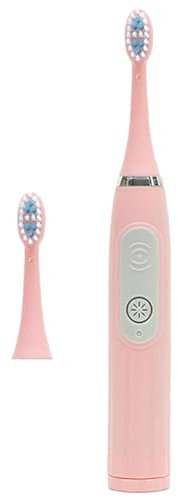 Cepillo de dientes eléctrico - Cepillo de dientes con pilas, Cepillo de dientes eléctrico impermeable para el cuidado bucal | Cepillo de dientes para blanquear los dientes con dos cabezales, cepillos