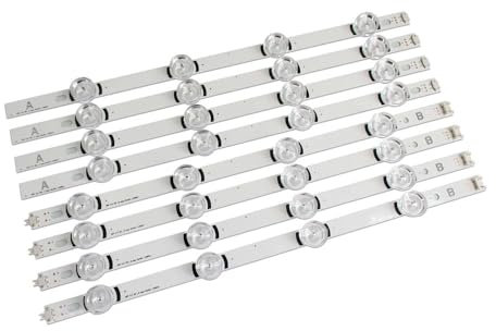 RQUDULXGX Tira de retroiluminación LED de 8 lámparas compatible for televisores LG de 39 pulgadas 390HVJ01 Lnnotek Drt 3.0 39 39LB5610 39LB561V 39LB5800 39LB561F DRT3.0 barra de luz