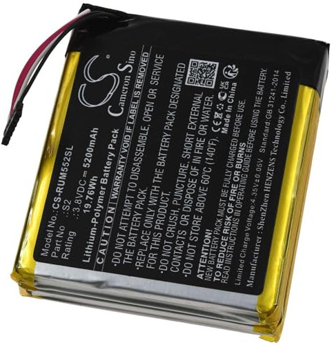 Akku für Ring Doorbell 2. Generation Video-Türklingel, 3,8V, Li-Polymer