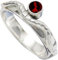 SILVERTROVE Granat-Edelstein- Sterling silber Band Ring für Männer und Frauen in allen Größen Schmuck CRG-1076AB13_(59 (18.8))