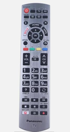 Genuine For Panasonic TV Remote Control N2QAYB001189 Fits Models TH-49FX740, TH-55FX600, TH-55FX640, TH-65FX640 TX-50GX810E TX-40DXE720 TX-55CX680B TX-58GXF887