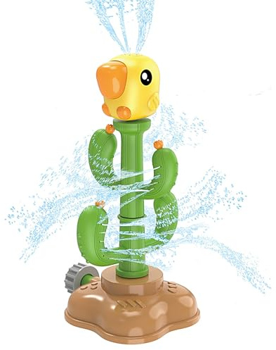 Cactus Sprinkler – Jouet de pulvérisation de jardin, Fun Feature Water | Sprokler à configuration facile avec couverture de large gamme, matériaux non toxiques pour un jeu sûr, effet de mouvement
