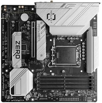motherboard Fit For MSI B760M PROJECT ZERO Motherboard Support 14900KF 13900K 12900K 12600K 12400F 12100F CPU DDR5 7800MHz 256GB HDMI NVME M.2 MATX