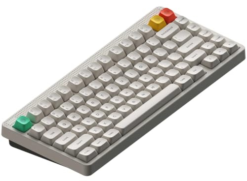 nuphy Node75 Wireless Mechanical Keyboard (US Layout) | 75% Hot Swappable Custom Keyboard, 82 Keys Computer Gaming Keyboards, Supports Touch Gestures, Bluetooth/2.4GHz/USB-C