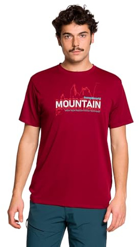 Trango, Camiseta KEILOR (PC010641), Burdeos, Talla L