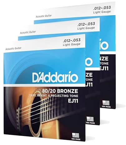 D'Addario Cuerdas Guitarra Acustica - NB135 - Juego cuerdas guitarra acústica, 12-53