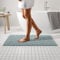MAYSHINE Chenille Badematte, rutschfeste Maschinenwaschbare Badteppiche | Saugfähige Schnelltrocknende Shag-Teppiche, Ideal für Badezimmer, Dusche, Schlafzimmer oder Türmatte (Spa blau, 100x60cm)