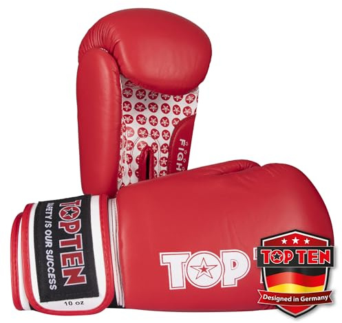 Boxhandschuhe „Fight“ (Rot, 10 oz)