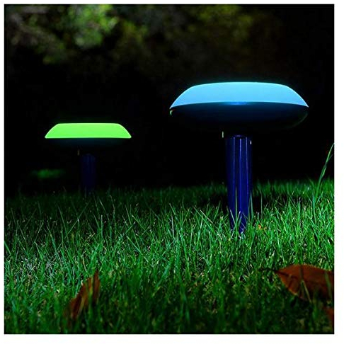 LEDKIA LIGHTING - Altavoz Bluetooth con Pincho | Luz LED RGBW IP44 | Aplique LED Exterior | Conexión para Smartphone | Potencia de 5W, Rgbw, Acrilonitrilo Butadieno Estireno