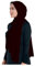 Lina & Lily Maxi Hijab Jersey Premium, Kopftuch Schal Turban für Muslimische Frauen (Kastanienbraun)