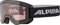 Alpina Sports Narkoja Q Skibrille Kunststoff/Polycarbonat Black-Rosa 100% UV-Schutz, A7267 0 31