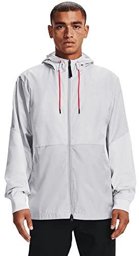 Under Armour Hommes Legacy Coupe-Vent Veste De Sport Blouson, Gris, XL