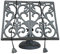Cast Iron Ornamental Cook Book Stand Recipe Holder in Grey