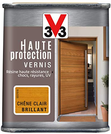 V33 Vernis extérieur Haute protection Chêne clair brillant 0,25 L