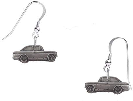 Klassische britische Auto-Stiletto-Ohrringe mit Haken ref243 Sterlingsilber 925 gestempelt