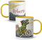 Taza plastico personalizada. Taza Plastico Infantil Personalizada. Vaso Infantil Personalizado Duro. Tazas Personalizadas con Nombre SIN BPA. 5 COLORES a ELEGIR. Bike