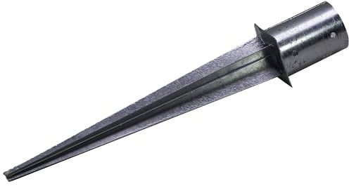 Pfostenträger Einschlaghülse rund für Rundpfosten 750 mm Länge feuerverzinkt (Ø 101 mm)