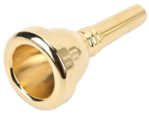 Altposaunen Mundstück, Universal Copper Music Instrument Accessory for Beginners, Professional Trombonists, Advanced Players, Gold, for Practice and Performance